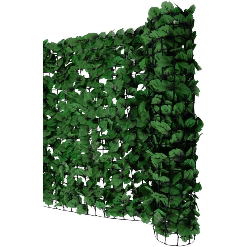foto del prodotto d coshop26 schermatura privacy siepe artificiale per balcone copertura antivento per balcone e terrazzo 300x150 cm telo scuro 040001087