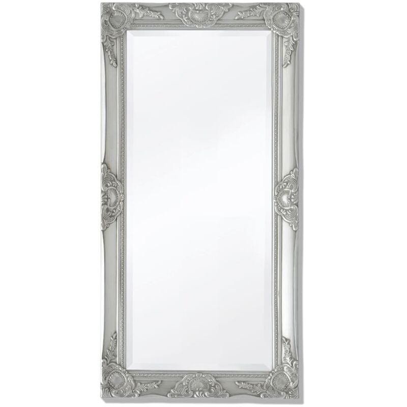 foto del prodotto d coshop26 specchio da parete in stile barocco 100 x 50 cm argento dec022652