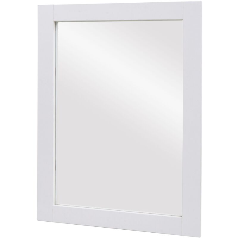 foto del prodotto d coshop26 specchio da parete per bagno 72 x 52 cm in mdf bianco 040007886