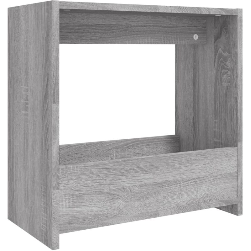 foto del prodotto d coshop26 tavolino fine divano mobile da soggiorno 50 x 26 x 50 cm multistrato grigio dec032529