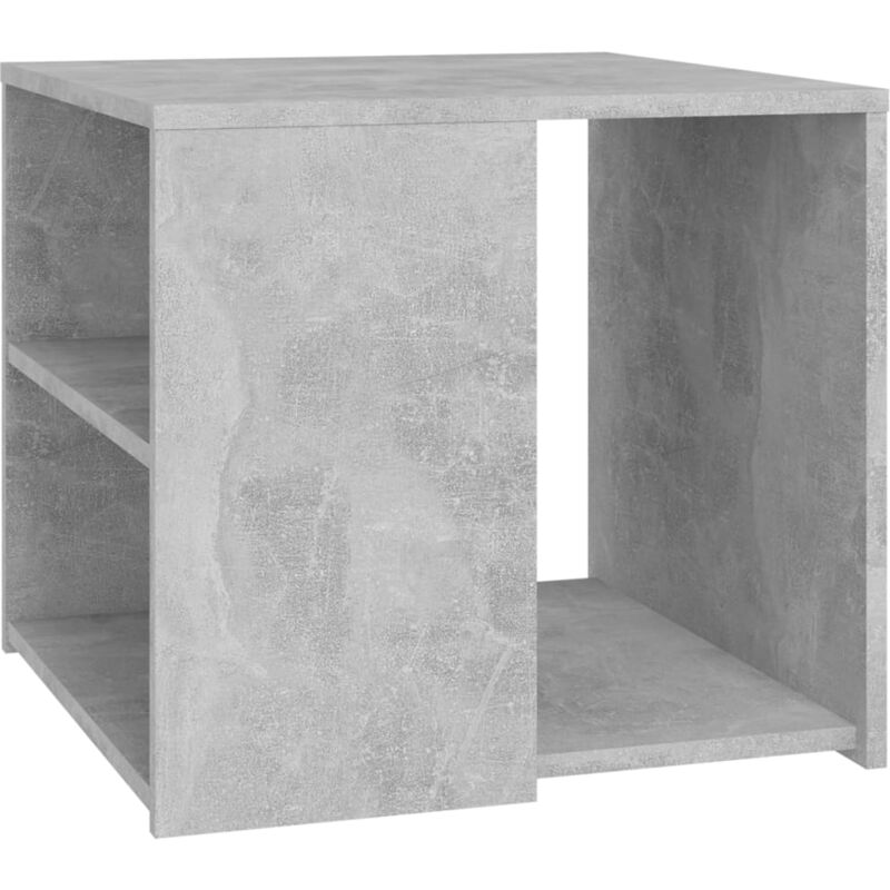 foto del prodotto d coshop26 tavolino lato divano 50 x 50 x 45 cm multistrato grigio dec032458