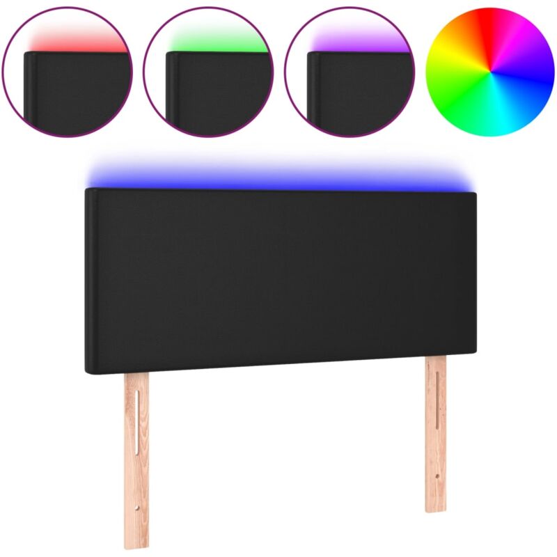 foto del prodotto d coshop26 testiera letto accessorio camera da letto mobili led 80 x 5 x 78 88 cm nero sintetico tdl0200589
