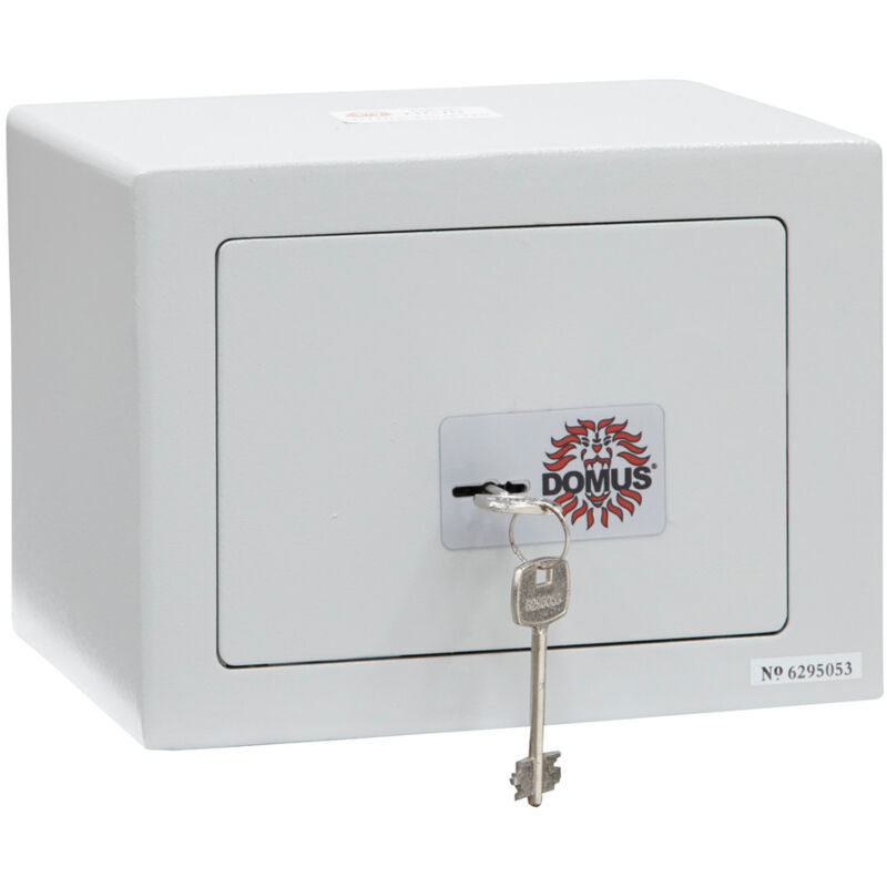 foto del prodotto d hc 0 cassaforte in acciaio con serratura a chiave, cassaforte a mobile per abitazioni, facile da usare e installare, 17 x 23 x 17 cm, 5 l arregui