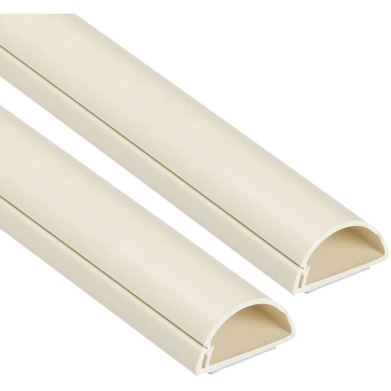 foto del prodotto d line 1d3015m 2pk, passacavi, canalina passacavi, tubo passacavi, canalina copricavi, canalina passacavi pavimento 30 x 15 mm 2x 1 m lunghezza