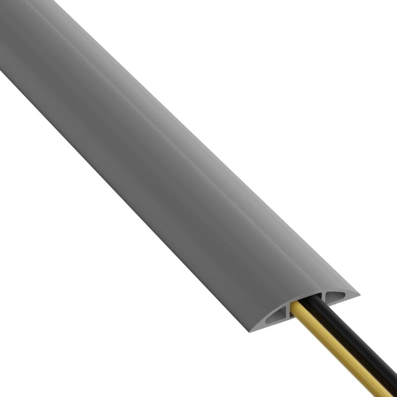 foto del prodotto d line cc 2 canalina pavimento, canalina cavi, canalina passacavi calpestabile, passacavo a pavimento cavit per cavi 17mm larghezza x 9mm