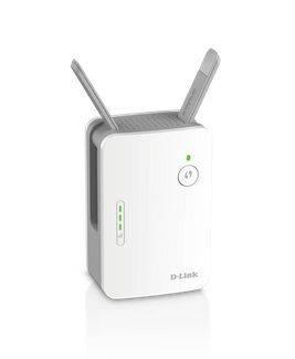 foto del prodotto d link dap 1620 e moltiplicatore di rete ripetitore di rete bianco