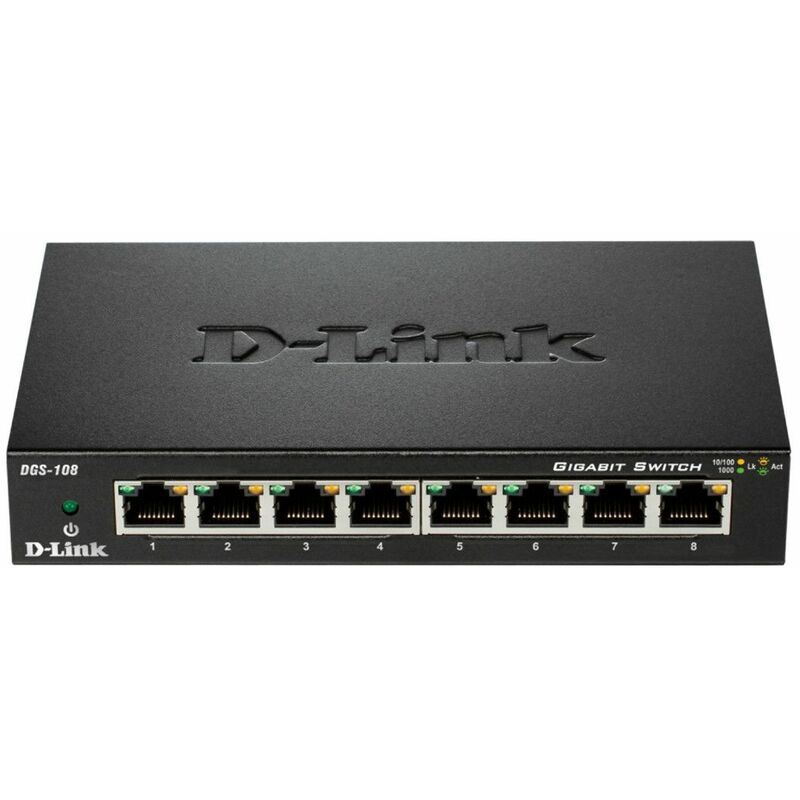 foto del prodotto d link dgs 108 nero