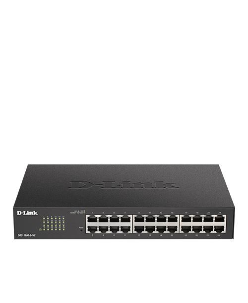 foto del prodotto d link dgs 1100 24v2 gestito l2 gigabit ethernet 10 100 1000 1u nero, grigio