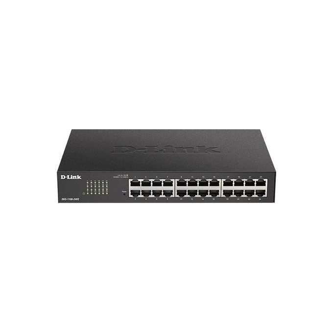 foto del prodotto d-link dgs-1100-24v2 switch di rete gestito gigabit ethernet 10-100-1000 nero 1u