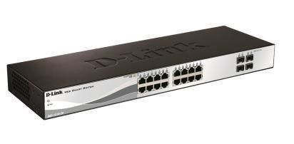 foto del prodotto d link dgs 1210 20 gestito l2 gigabit ethernet 10 100 1000 1u nero