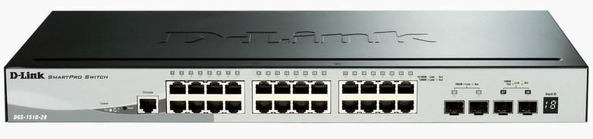 foto del prodotto d link dgs 1510 gestito l3 gigabit ethernet 10 100 1000 nero