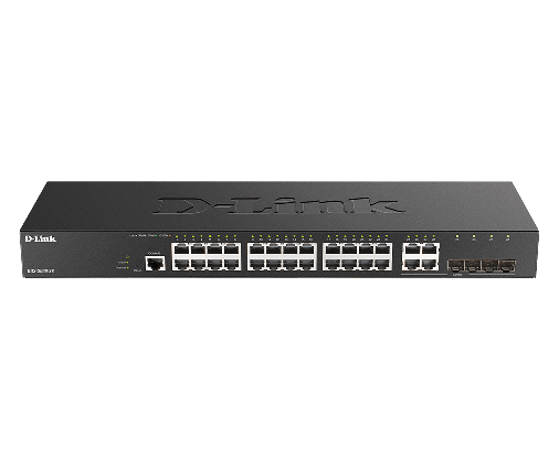 foto del prodotto d link dgs 2000 28 switch di rete gestito l2 l3 gigabit ethernet 10 100 1000 1u nero