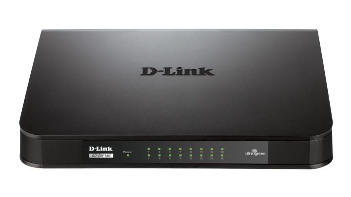 foto del prodotto d link go sw 16g non gestito l2 gigabit ethernet 10 100 1000 1u nero
