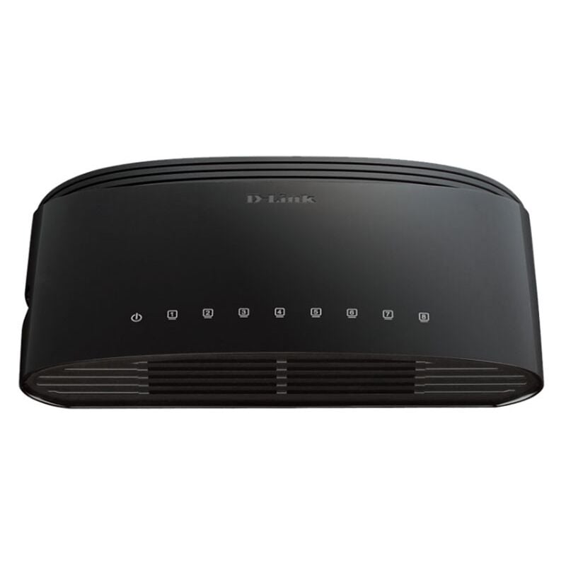 foto del prodotto d link switch 8 porte 10 100mbps des 1008d