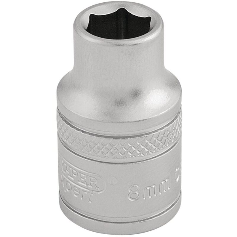 foto del prodotto d mm ms square drive 6 point metric socket, blu, 8 3 20,3 cm mm draper