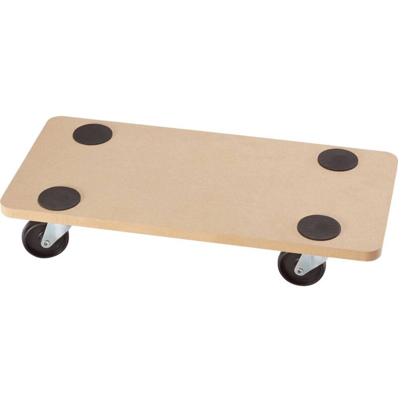 foto del prodotto d rner helmer 290695 economy piattaforma con ruote capacit di carico max. 200 kg 590 mm x 290 mm x 120 mm