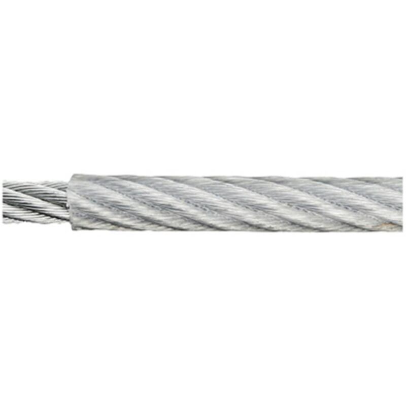 foto del prodotto d rner helmer fune in acciaio zincato x l 2 mm x 120 m 190041 trasparente