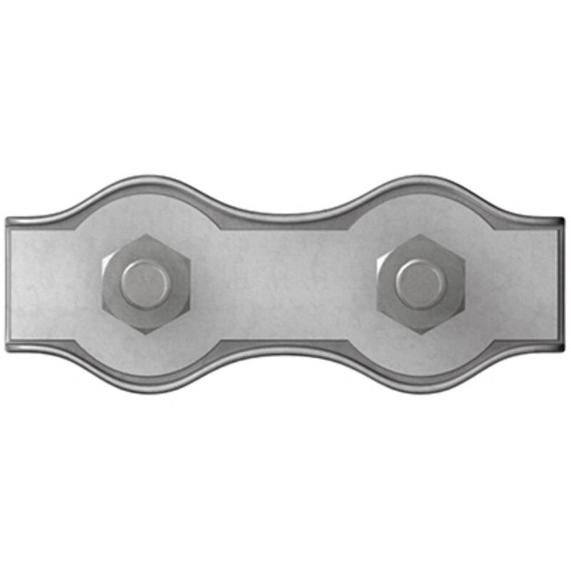 foto del prodotto d rner helmer morsetto serracavi 3 mm acciaio galvanizzato zinco 4814454 20 pz.