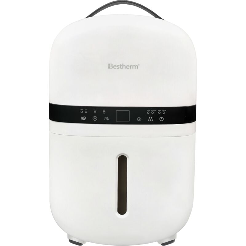 foto del prodotto d shumidificateur d air bestherm nova 5l jour, fonction purificateur d air, filtre charbon actif anti odeurs, avec minuterie 24h