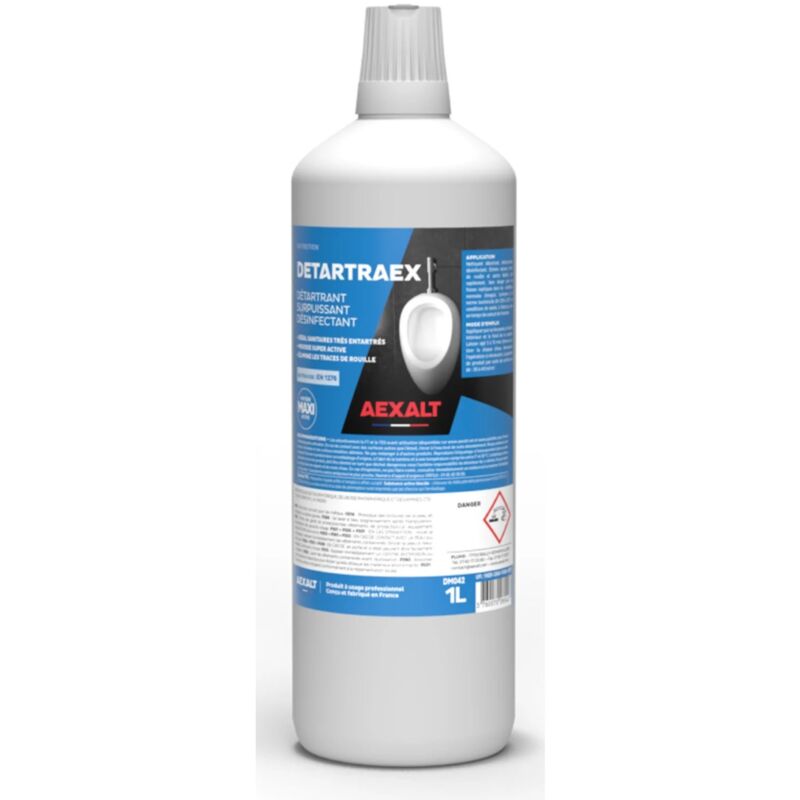 foto del prodotto d tartraex disincrostante potente disinfettante tanica da 1 litro aexalt dm042