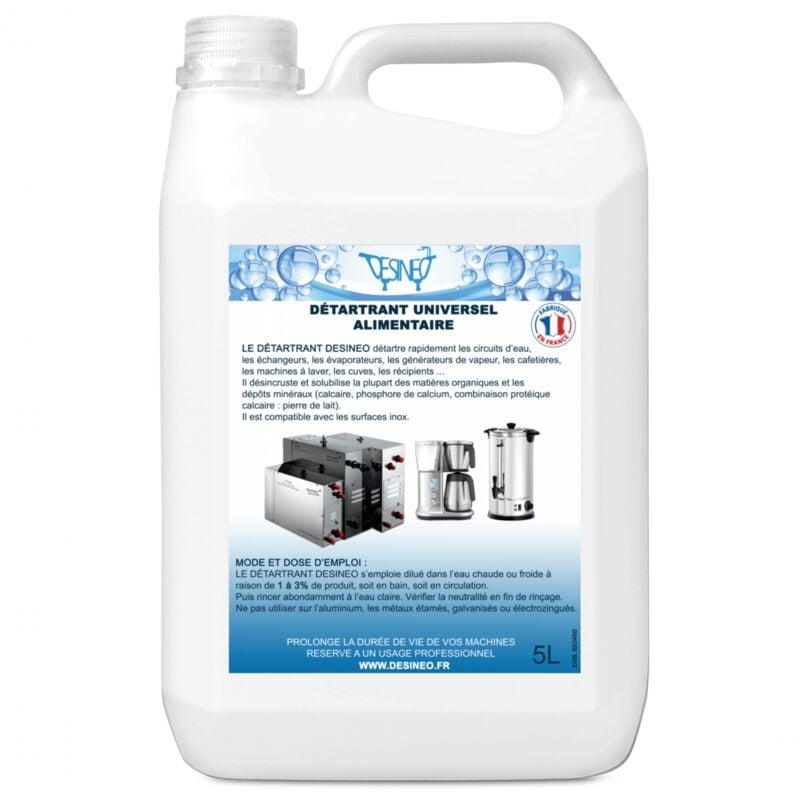 foto del prodotto d tartrant express 5 litres acide phosphorique alimentaire pour g n rateur de vapeur et cafeti re, lave vaisselle etc