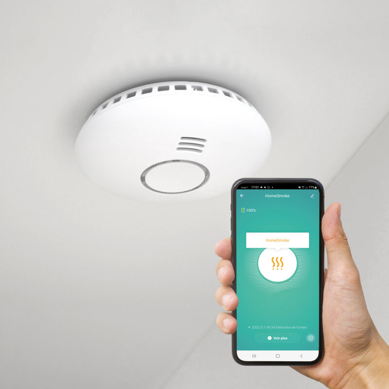 foto del prodotto d tecteur de fum e connect wifi homesmoke - avidsen - 127065