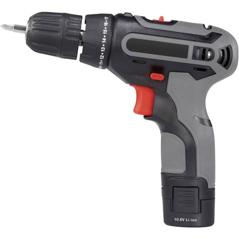 foto del prodotto d008 trapano avvitatore a batteria 10.8 v 1.5 ah li ion incl. batteria ricaricabile