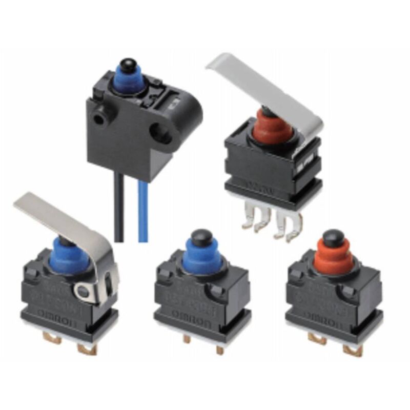 foto del prodotto d2gw sc03m microinterruttore 13.5 v dc 0.01 a 1x off on 1 pz. sacchetto omron