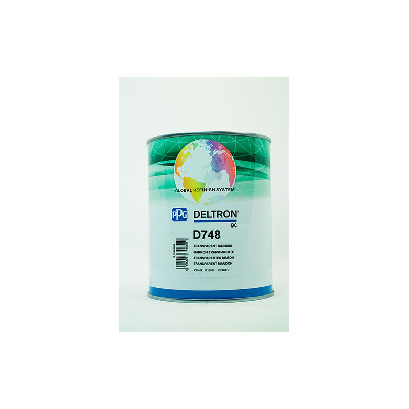 foto del prodotto d748 deltron bc maroon litri 1 ppg