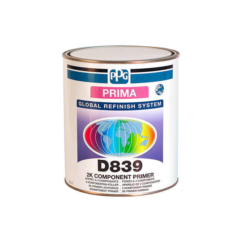 foto del prodotto d839 primer grigio chiaro litri 1 ppg