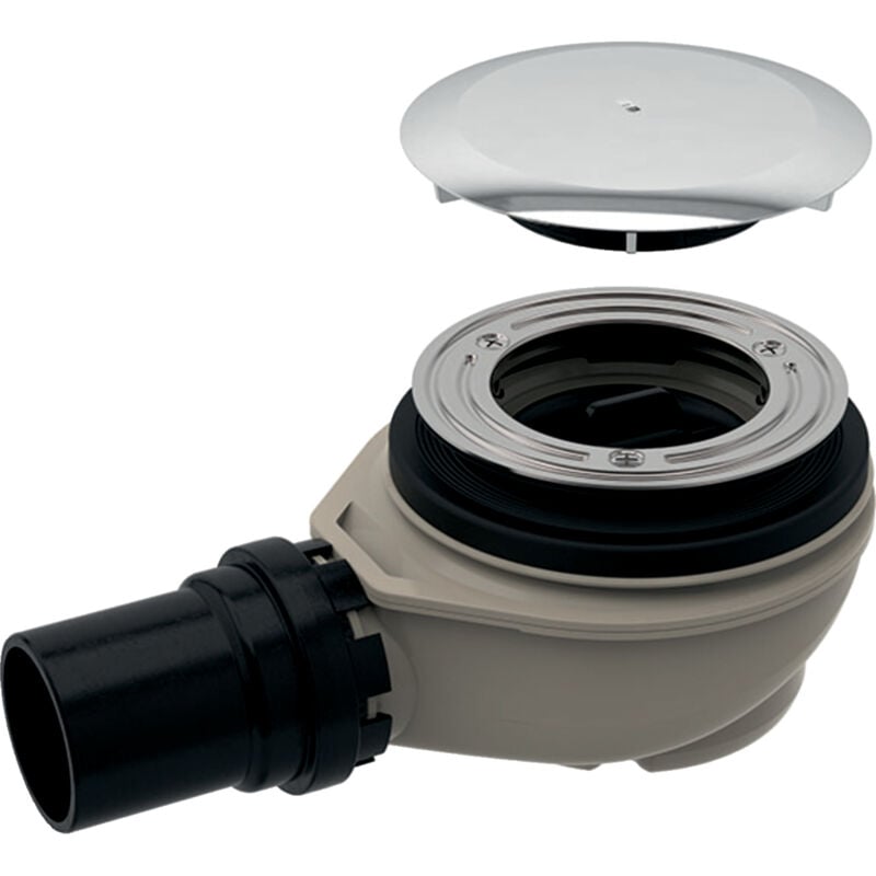 foto del prodotto d90 sifone per piatto doccia con piletta 90 mm cromo 150.552.21.1 - geberit