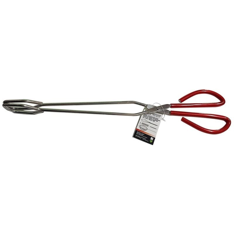 foto del prodotto da portata pinza da barbecue, in acciaio inox, argento, 38 x 5 x 5 cm weis