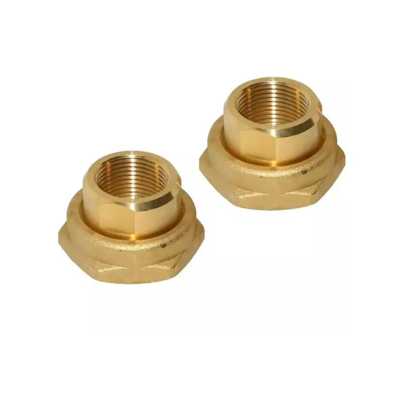 foto del prodotto dab kit raccordi bocchettone in ottone per circolatori attaco dado 11 2 pezzo folle 1 