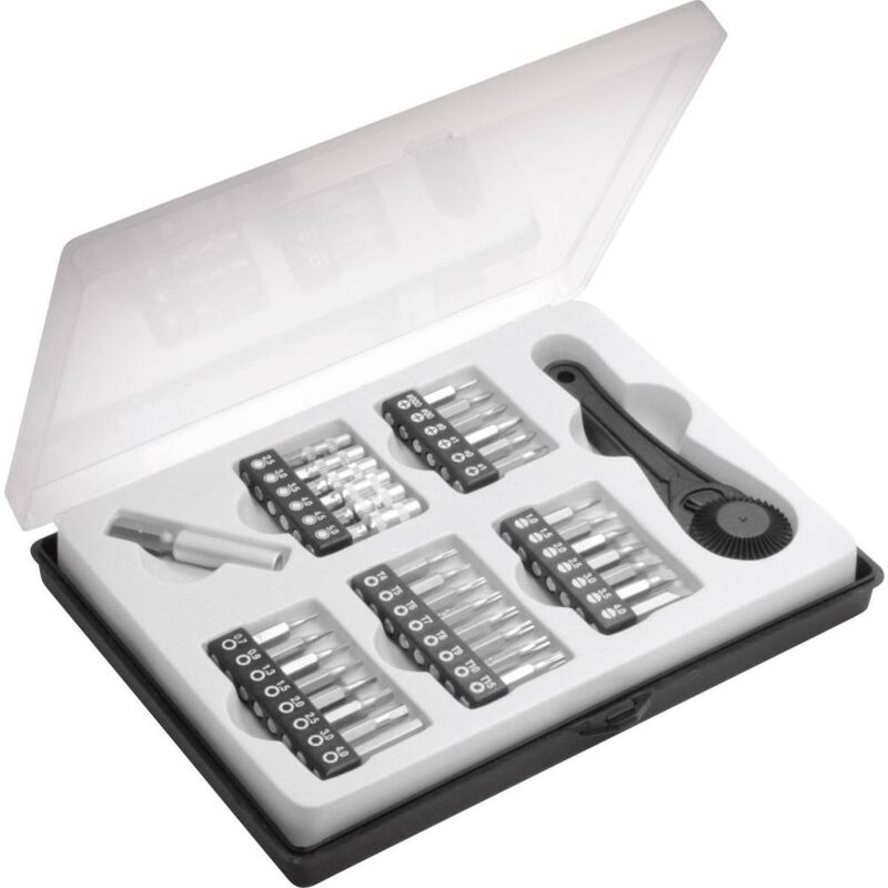 foto del prodotto dacal kit di chiavi a bussola metrico 1 4 6.3 mm 37 parti mbs40