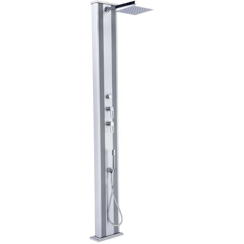 foto del prodotto dada straight 32,4x14x228cm 40l doccia ibrida da esterno attacchi acqua calda fredda doccetta removibile anti calcare