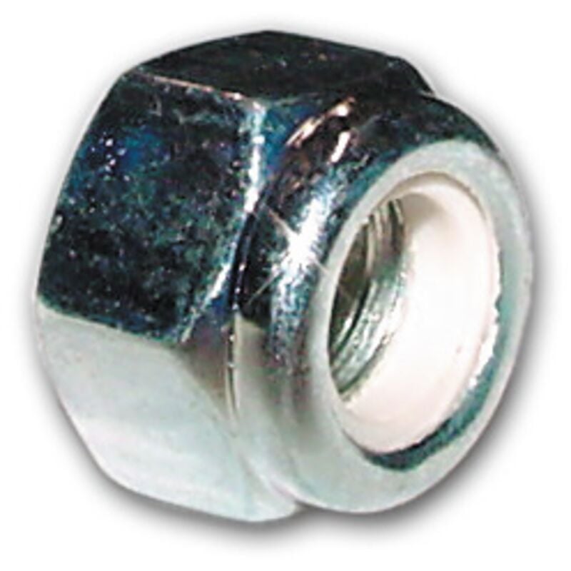 foto del prodotto dadi autobloccanti in acciaio zincato 16 mm classe 6 s confezione 50 pz