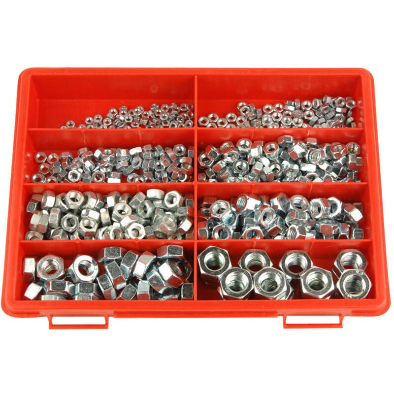 foto del prodotto dadi classe 8 din 934 assortimento di 595 dadi