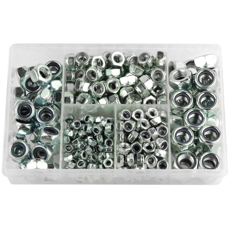 foto del prodotto dadi freno nylstop din 985 assortimento di 335 dadi