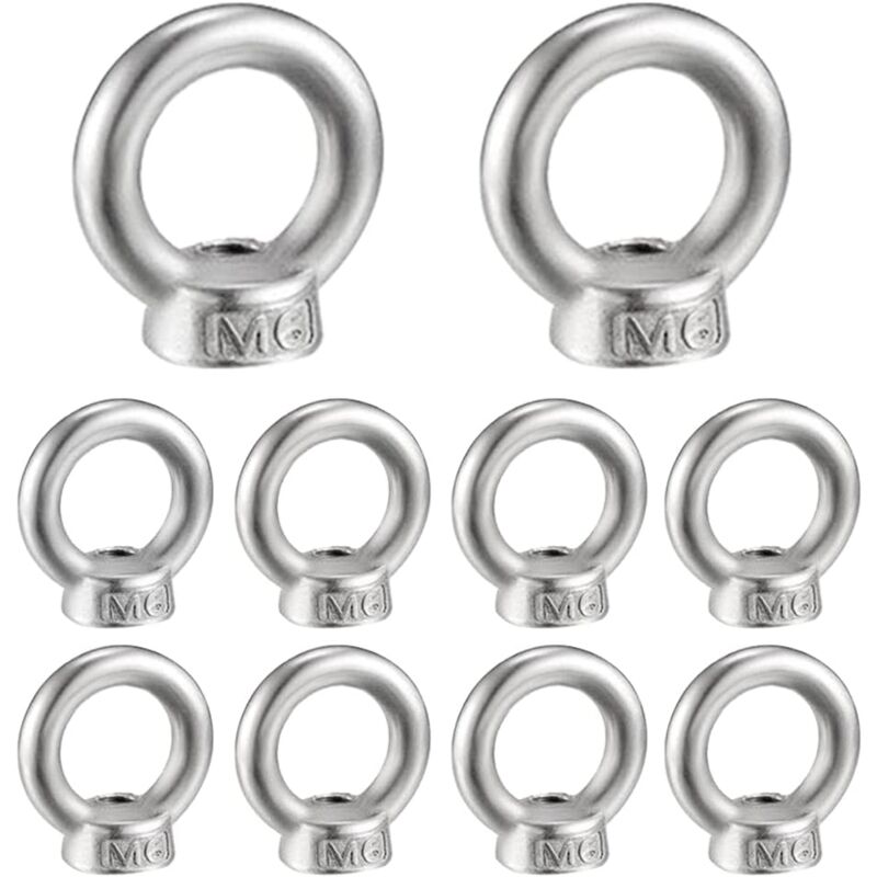 foto del prodotto dado ad anello in acciaio inossidabile m6 filettatura dado ad occhiello di sollevamento accessori di sollevamento