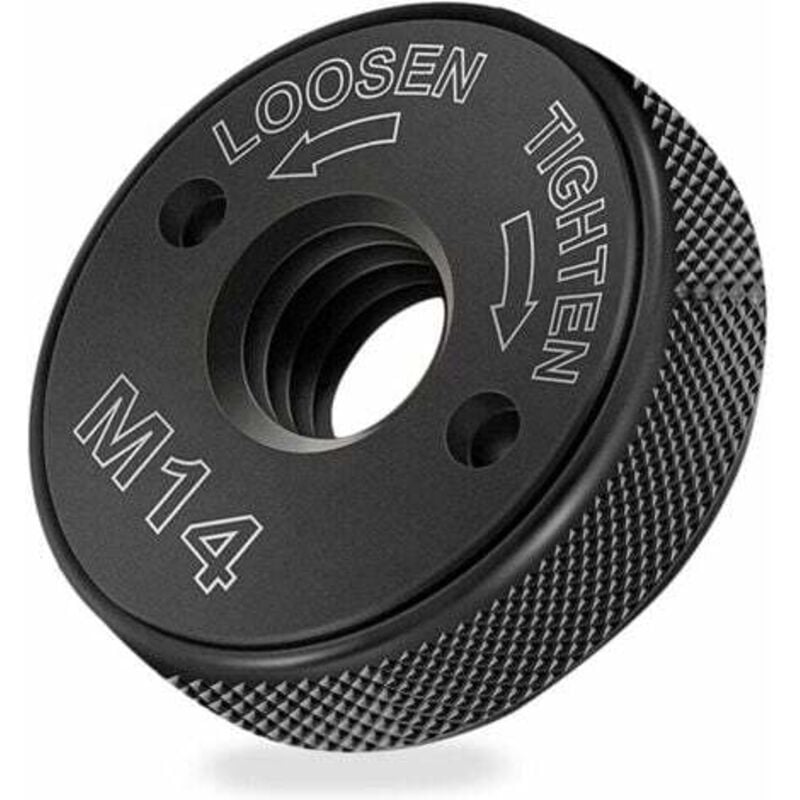 foto del prodotto dado di serraggio rapido m 14, sds clic dado di serraggio rapido m14 sds-clic dado di bloccaggio m 14 per smerigliatrice bosch, black decker, dewalt,