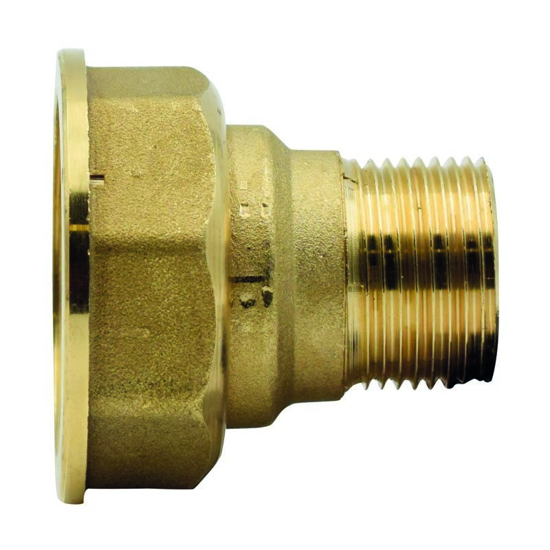 foto del prodotto dado e codolo girevole con raccordo 1'1 2 - 2'mf in ottone