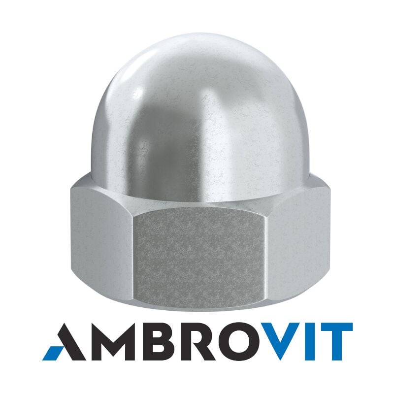 foto del prodotto dado esagonale cieco uni5721 din1587 zincato mm.14 100pz