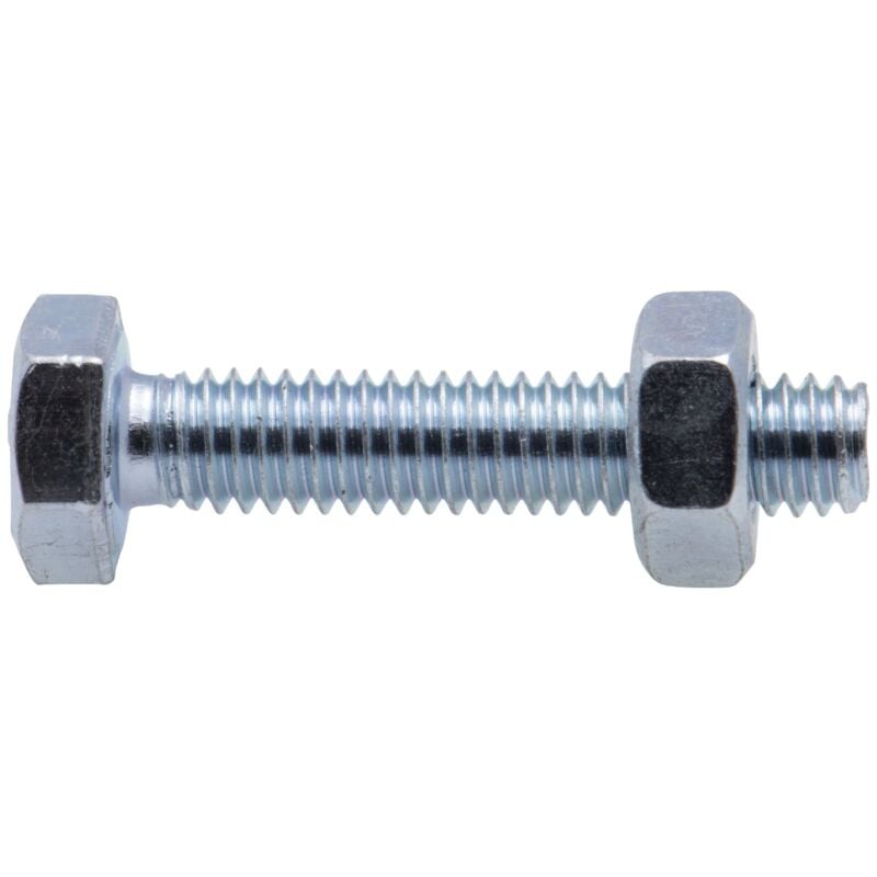 foto del prodotto dado esagonale viswood finitura zincata 4 x 30 mm lotto di 16 