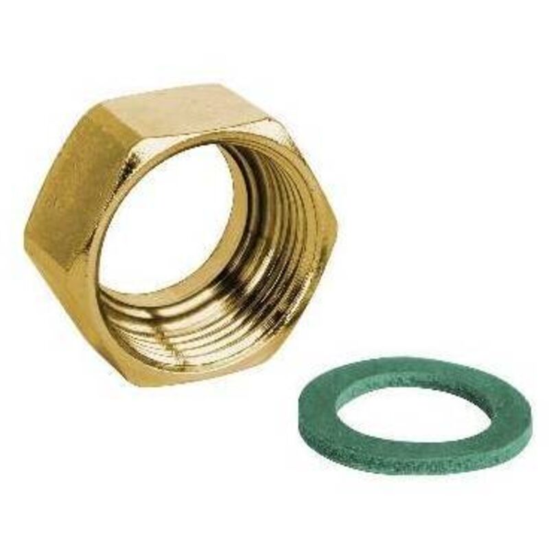 foto del prodotto dado in ottone per tubi gas guarnizione 1 2 aton