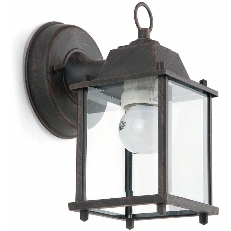 foto del prodotto dado p lampada da parete marrone 1 x e27 60w marca faro