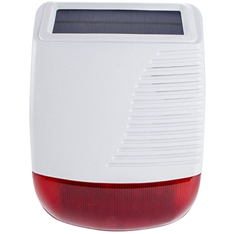 foto del prodotto daewoo sirena esterna solare con batteria wos301s compatibile con la centrale tattile security am301, allarme acustico, avviso di rilevamento