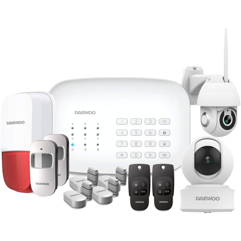 foto del prodotto daewoo sistema di allarme collegato wi fi gsm, sa603