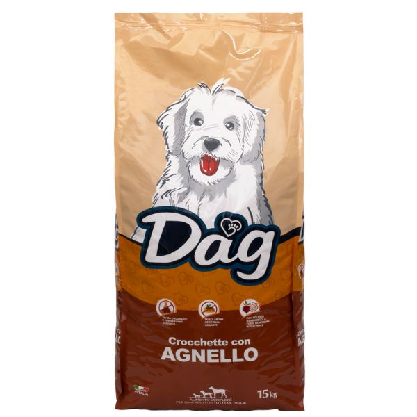 foto del prodotto dag dog adult all breeds agnello agnello croccantini per cani 1 ordine scegli lo sconto bzr5 bzr20 200 punti fedelt 