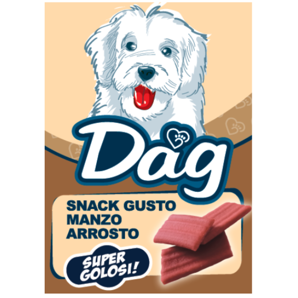 foto del prodotto dag dog adult all breeds snack morbidi super golosi 50 gr manzo arrosto 1 ordine scegli lo sconto bzr5 bzr20 200 punti fedelt 
