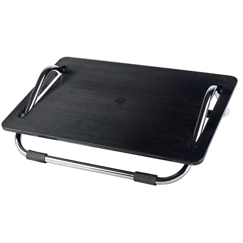 foto del prodotto dagotto poggiapiedi ergonomico regolabile e antiscivolo, nero